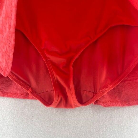 Lane Bryant Tankini Size 42C Top/ 22 Bottom Pink Animal Print Underwire‎ - Picture 10 of 11